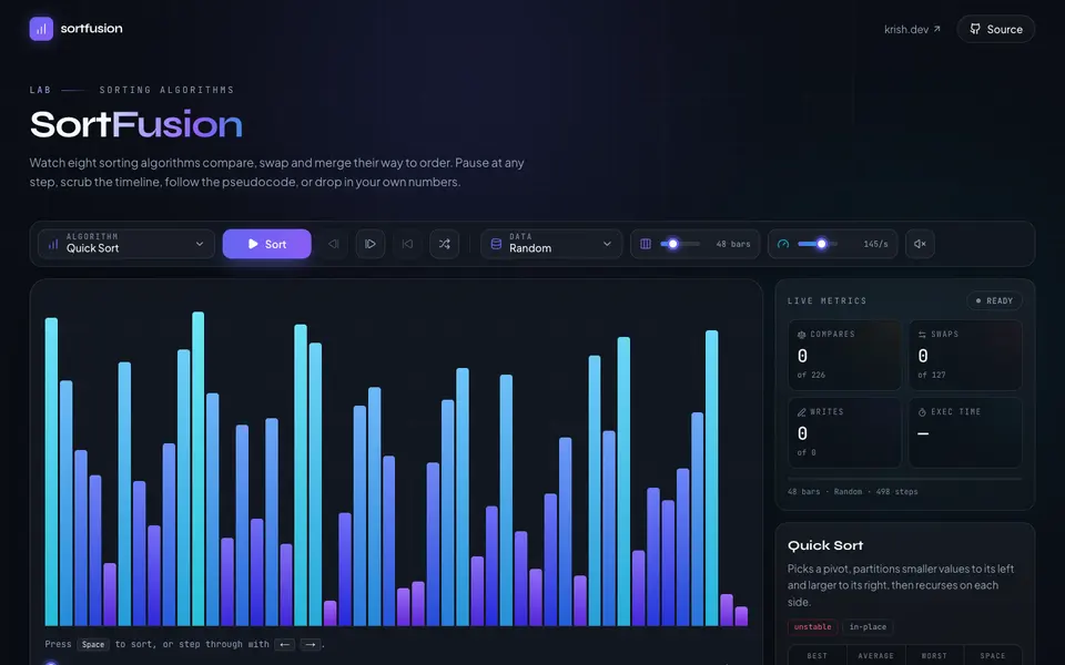 Sort-Fusion screenshot